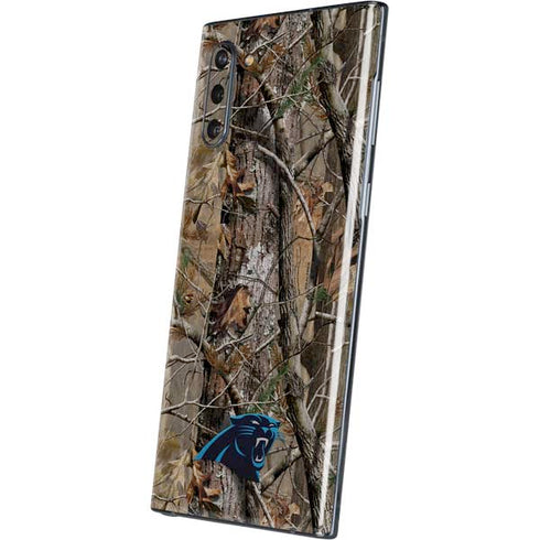 NFL Carolina Panthers Realtree AP Camo Galaxy Note 10 Skin
